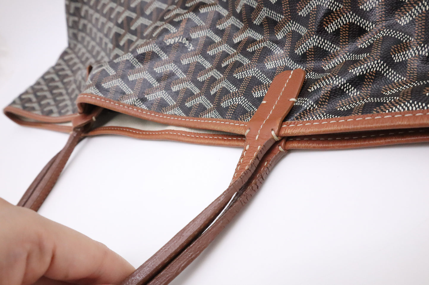 Goyard Saint Louis GM in Brown Goyardine Canvas