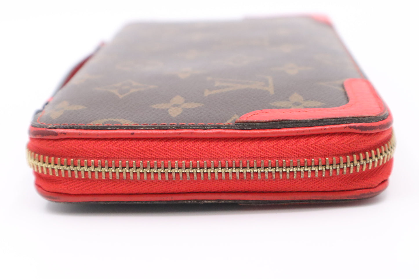 Louis Vuitton Retiro Daily Organizer in Monogram Canvas and Red Leather