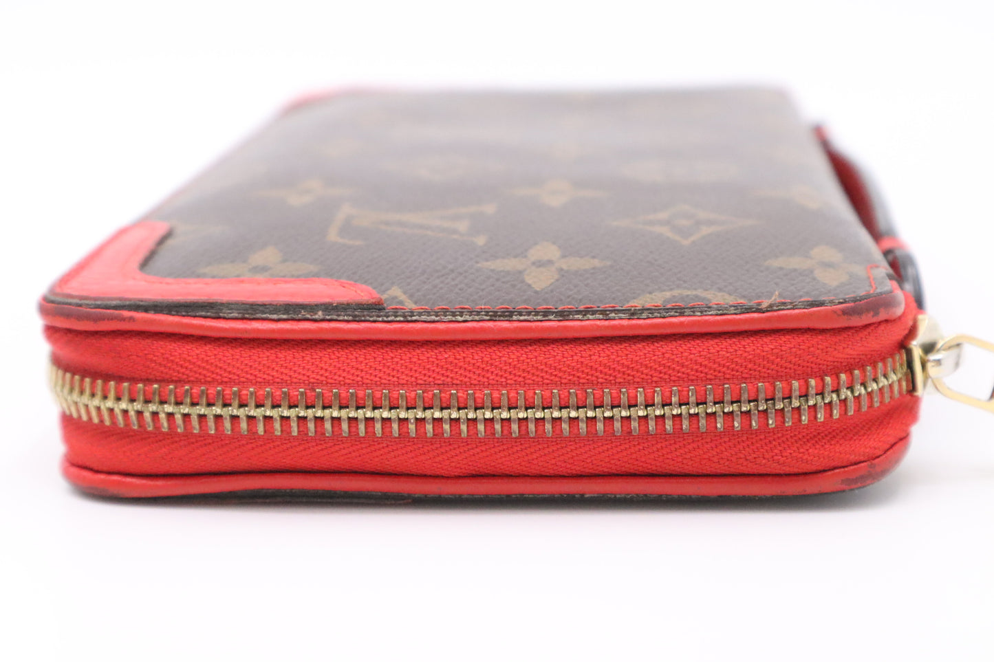 Louis Vuitton Retiro Daily Organizer in Monogram Canvas and Red Leather