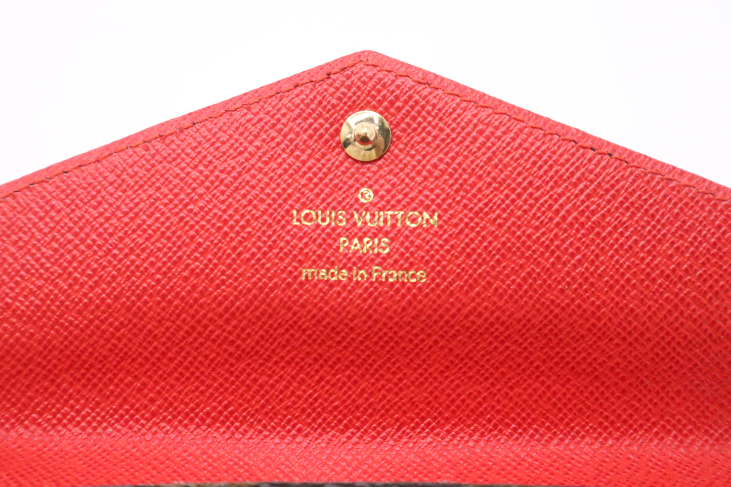 Louis Vuitton Retiro Daily Organizer in Monogram Canvas and Red Leather