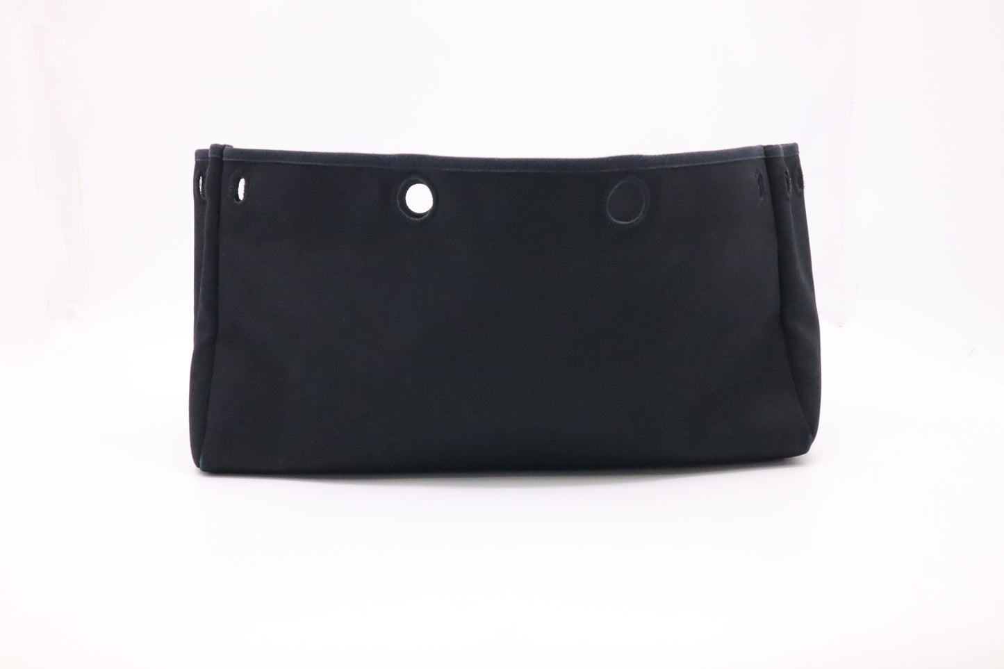 Hermes Herbag Cabas in Black Canvas