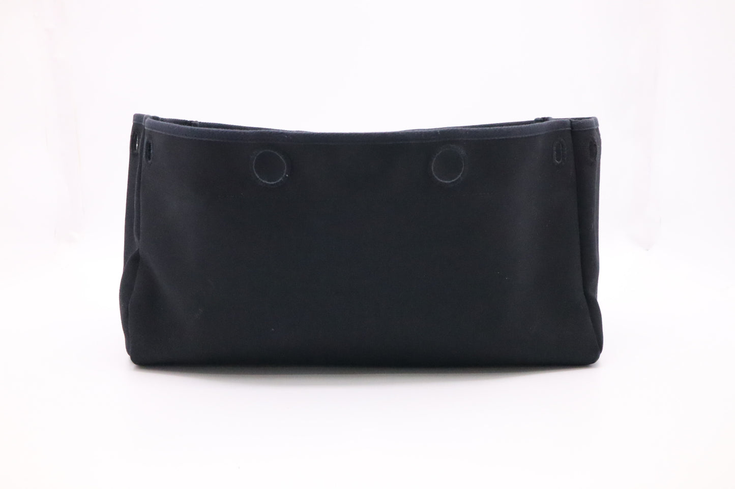 Hermes Herbag Cabas in Black Canvas