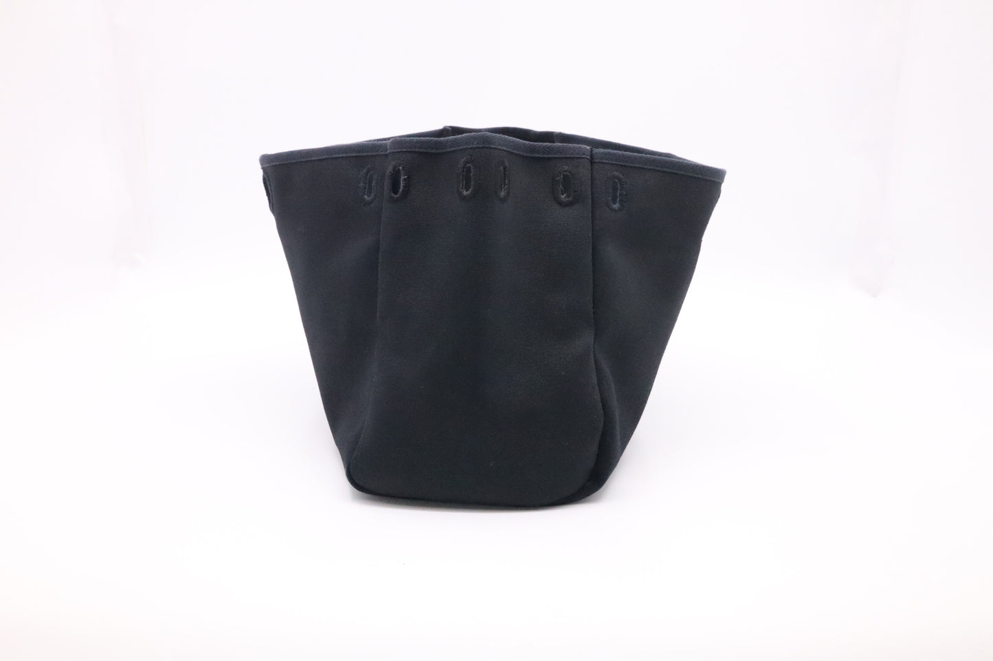 Hermes Herbag Cabas in Black Canvas