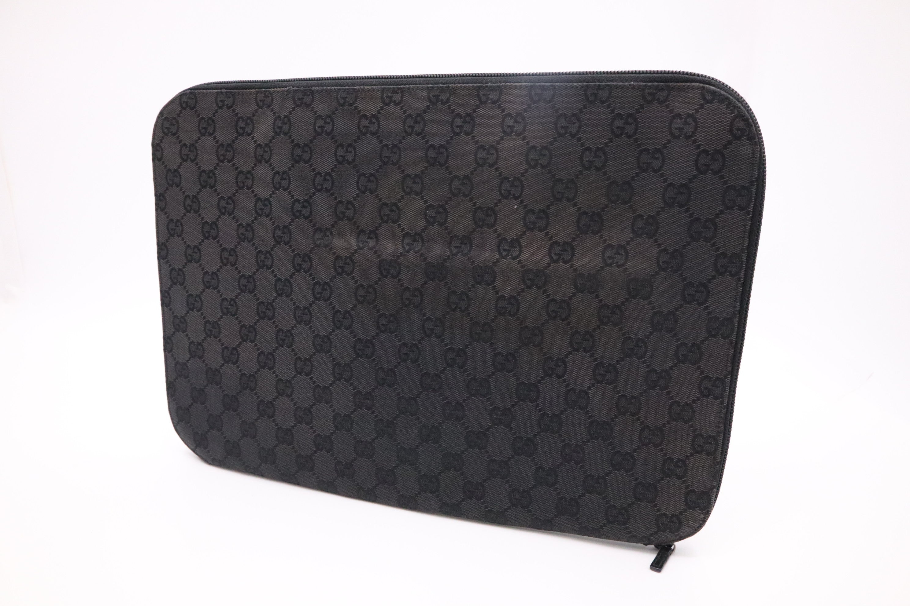 Gucci Laptop Case in Black GG Canvas Weekly Lux Drop