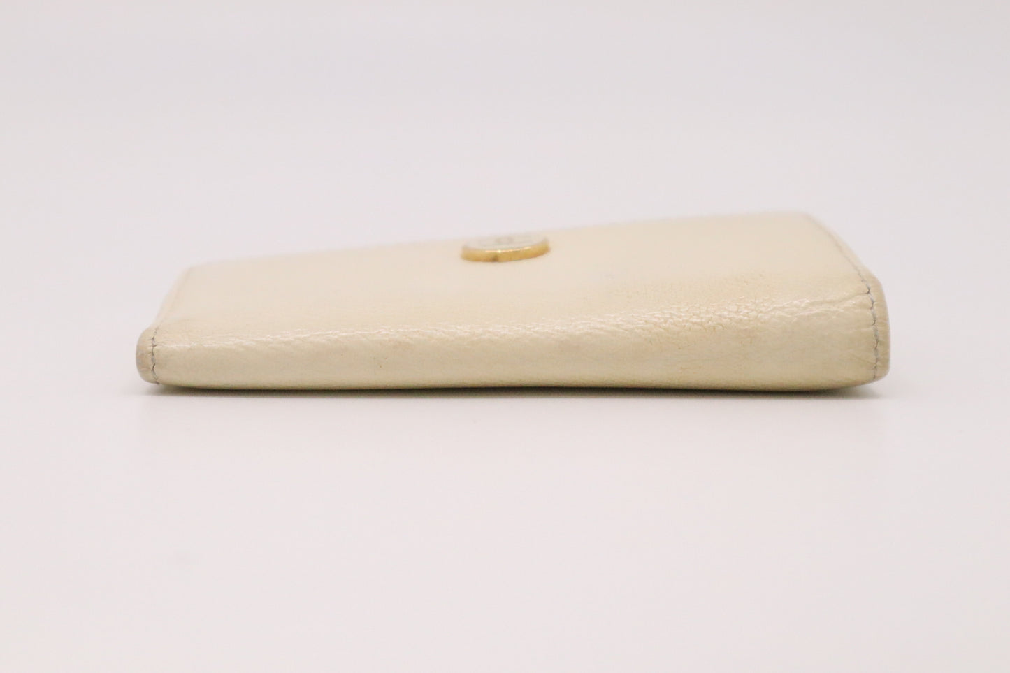 Chanel Key Case in Cream Leather