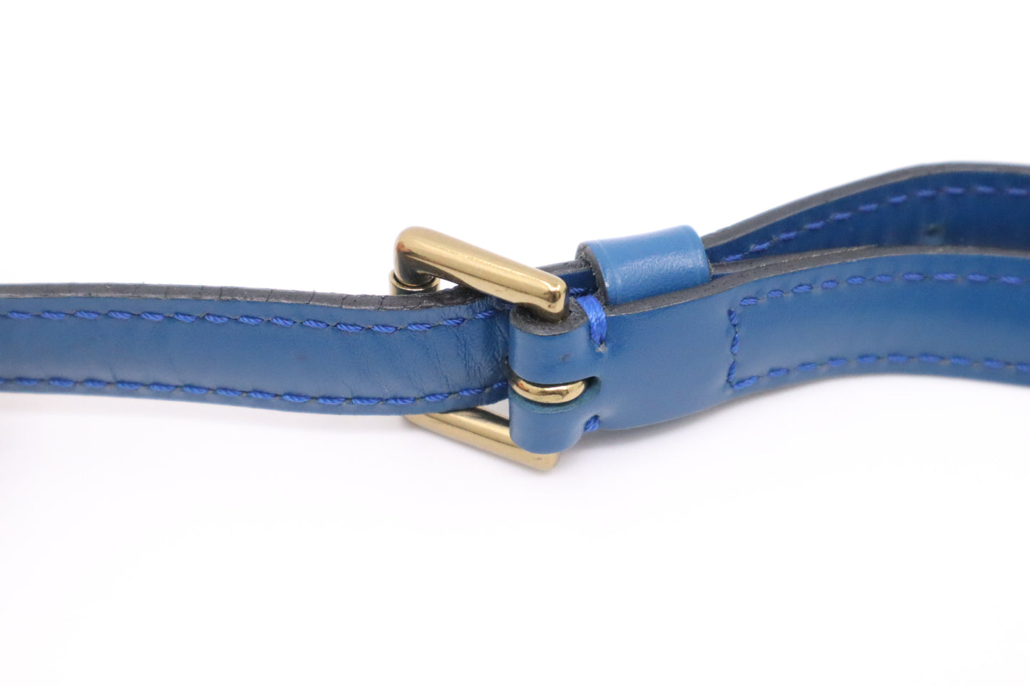Louis Vuitton Grenelle in Epi Blue Leather