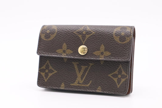 Louis Vuitton Porte Monnaie Accordion Wallet in Monogram Canvas