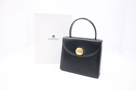 Givenchy Hand Bag in Black Leather