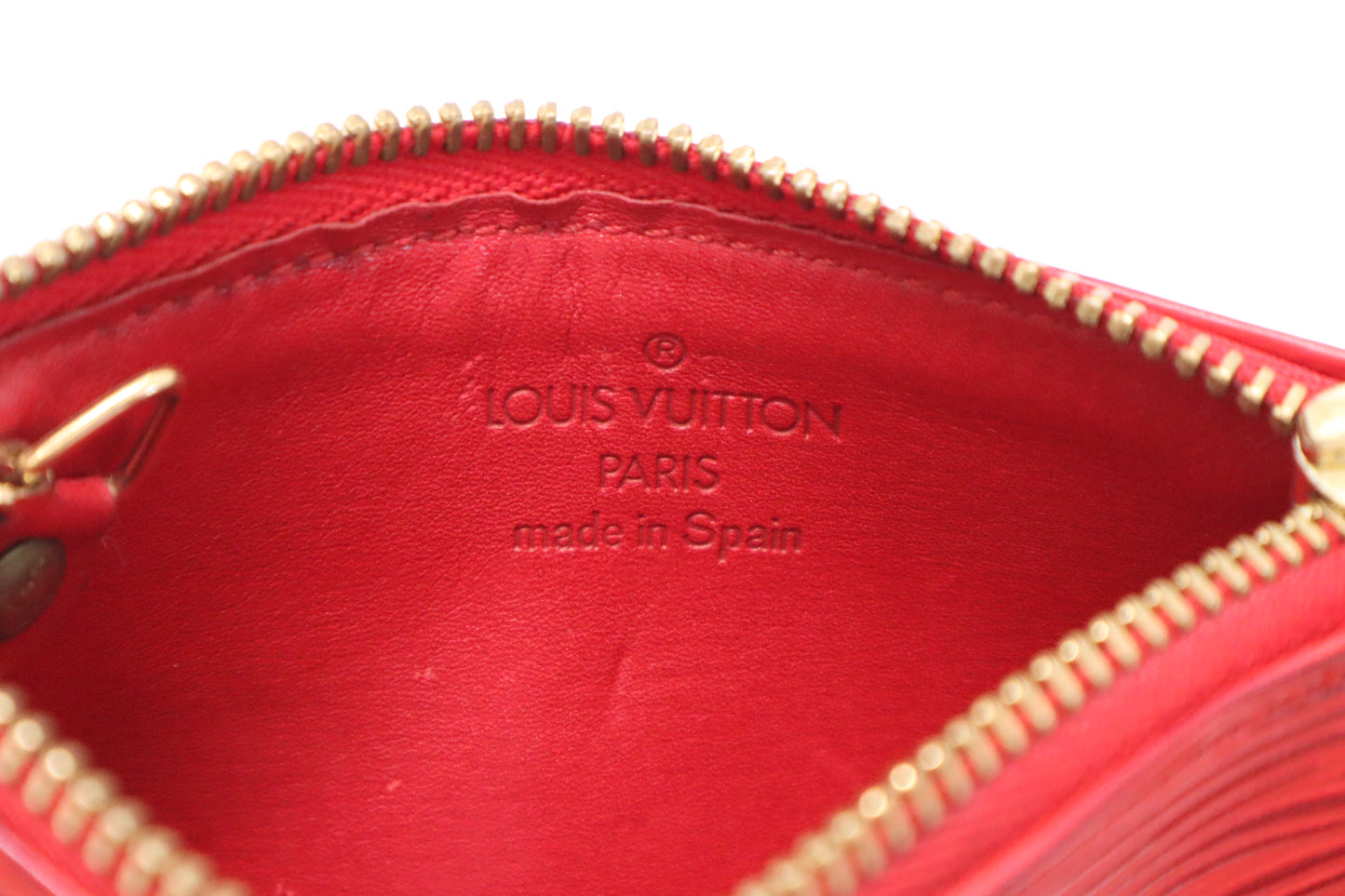 Louis Vuitton Cles in Red Epi Leather