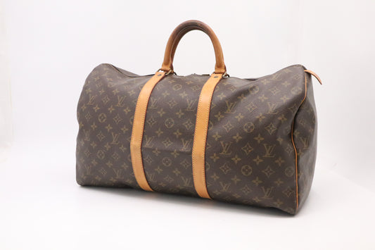 Louis Vuitton Keepall 50 in Monogram Canvas