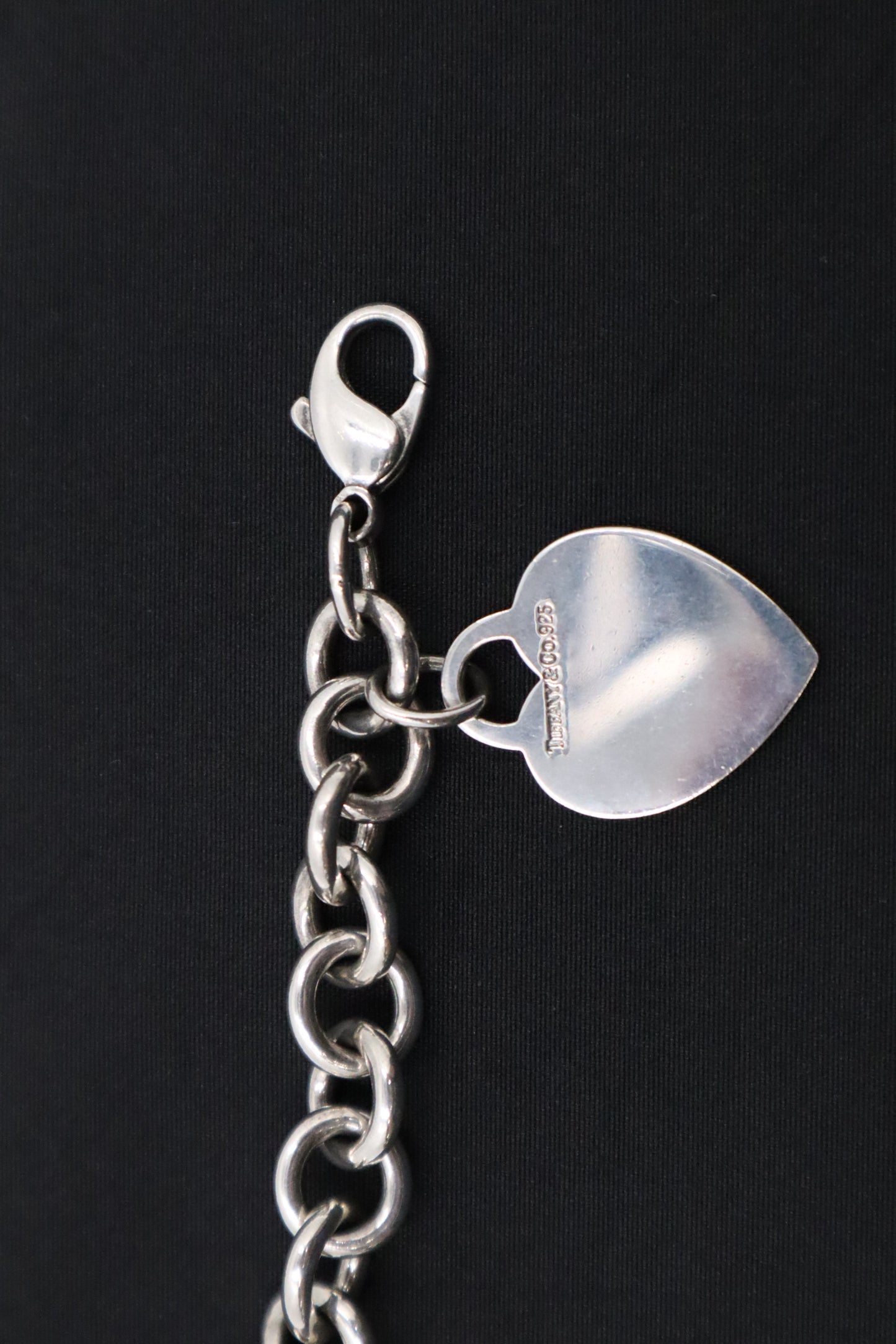 Tiffany&Co. Heart Tag Blank Bracelet in Sterling Silver