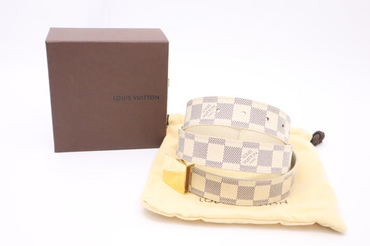 Louis Vuitton Belt in Damier Azur Canvas