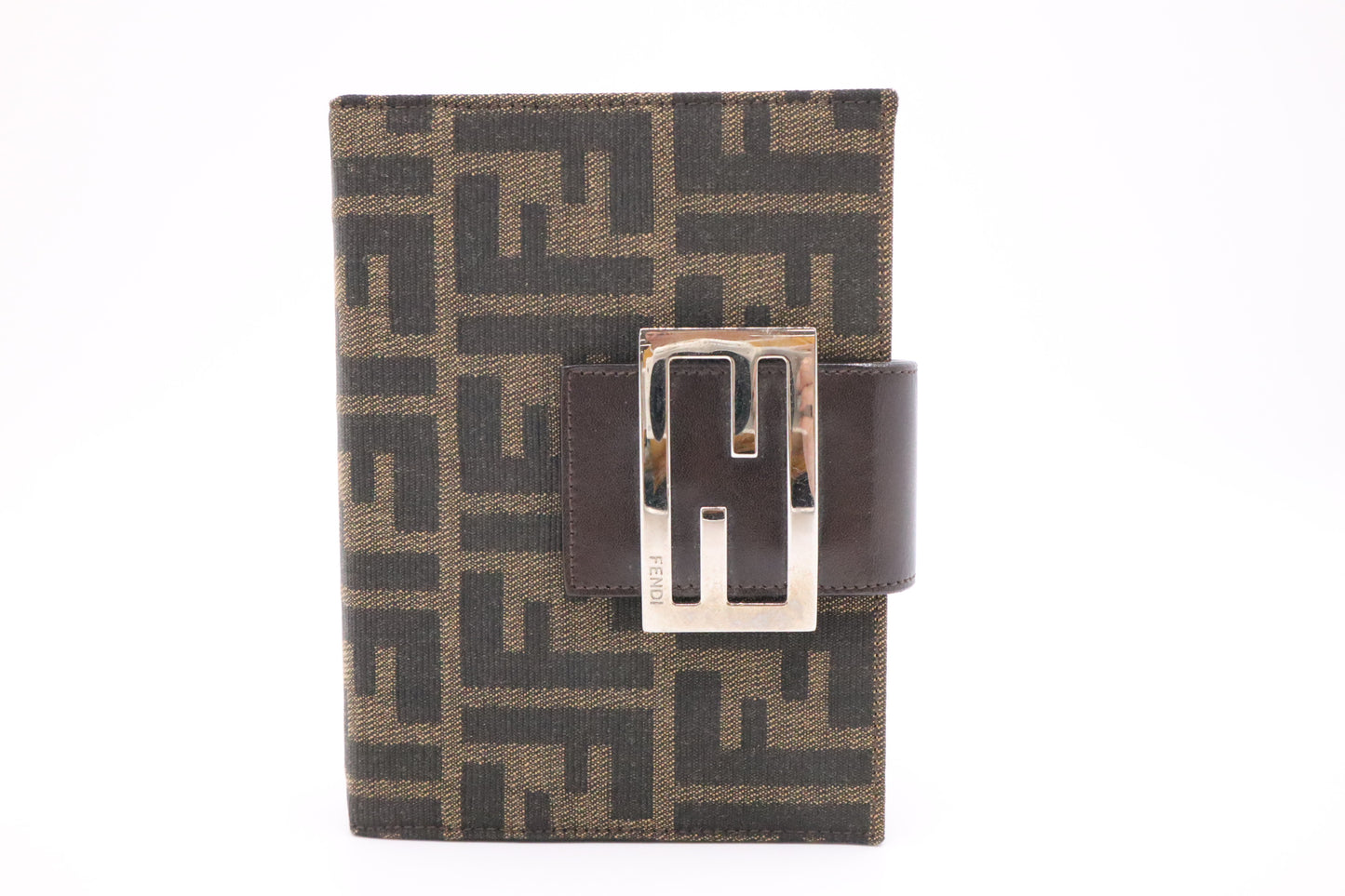 Fendi Small Agenda in Zucca Canvas