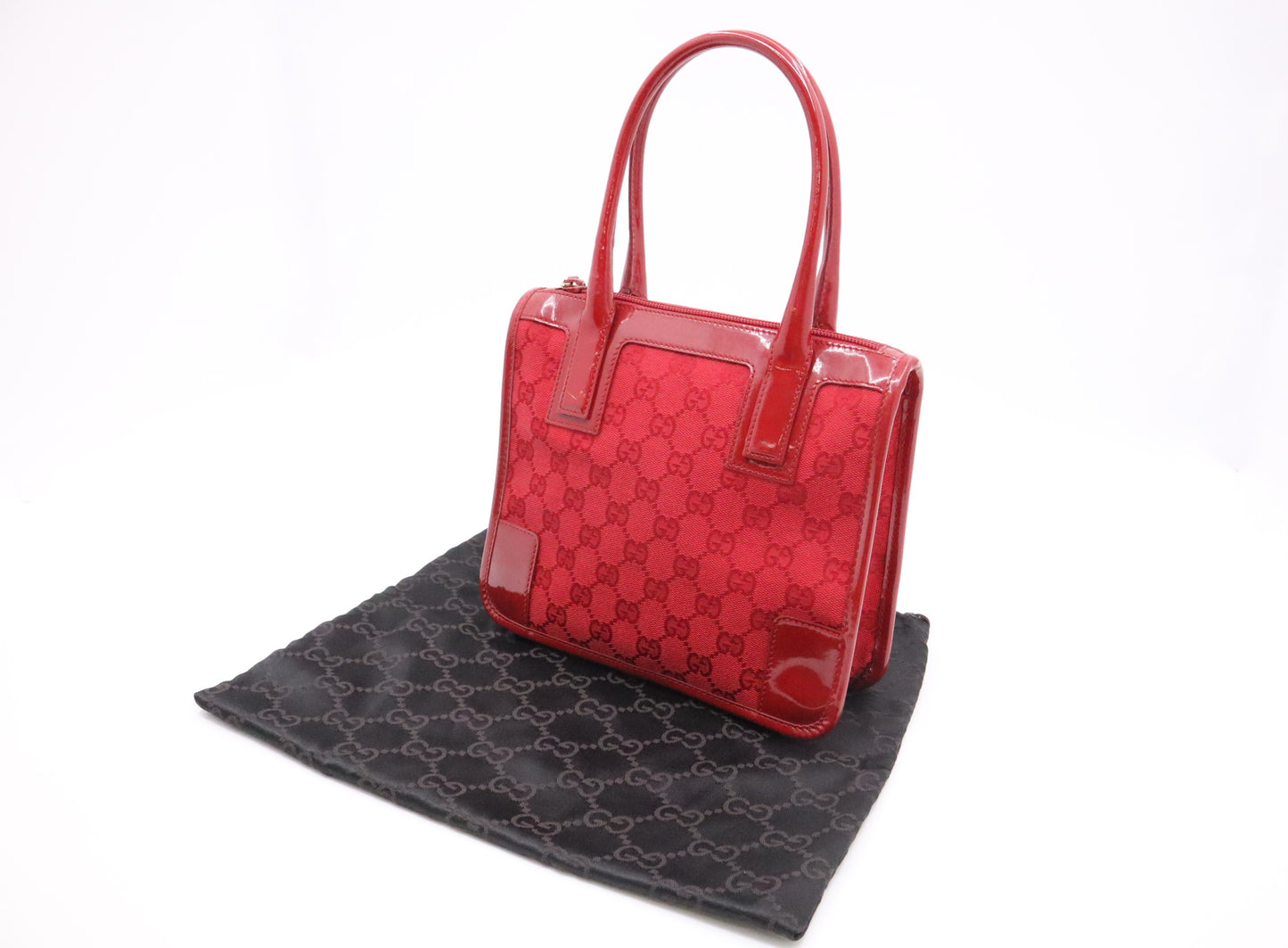 Gucci Handbag in GG Red Canvas