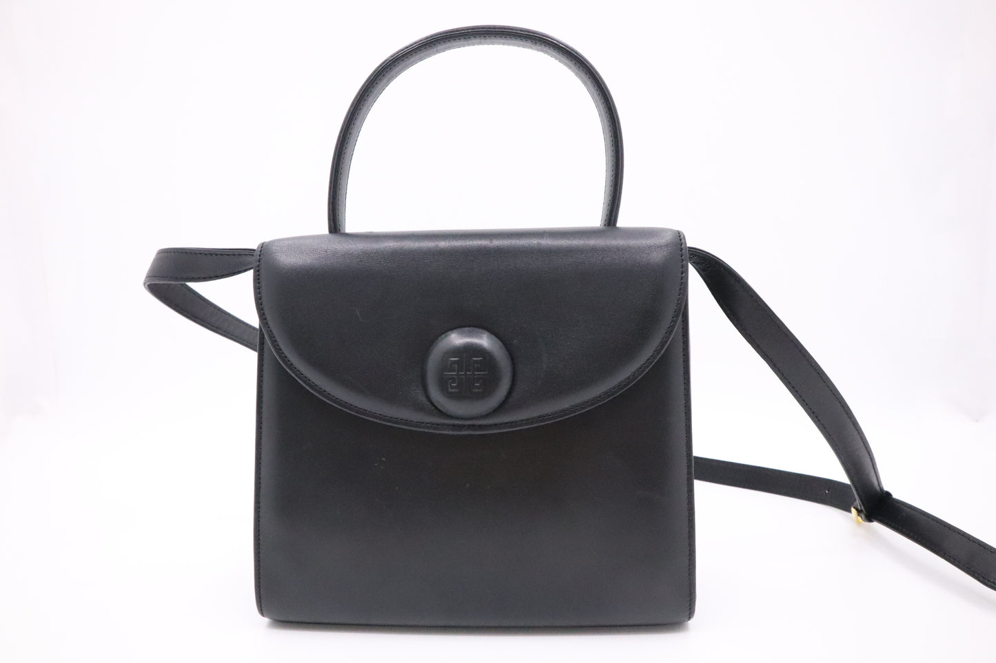 Givenchy Hand Bag in Black Leather