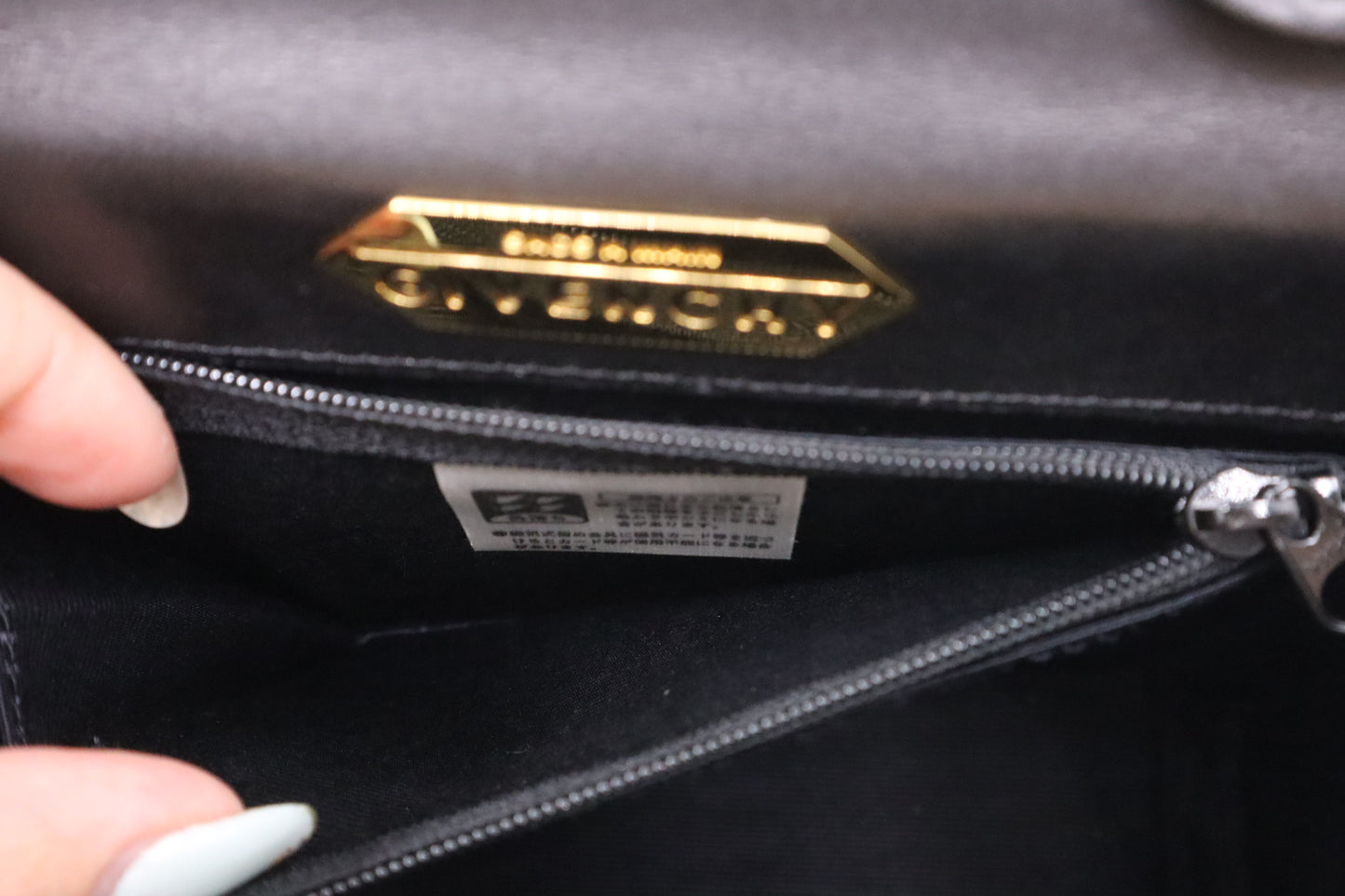 Givenchy Hand Bag in Black Leather