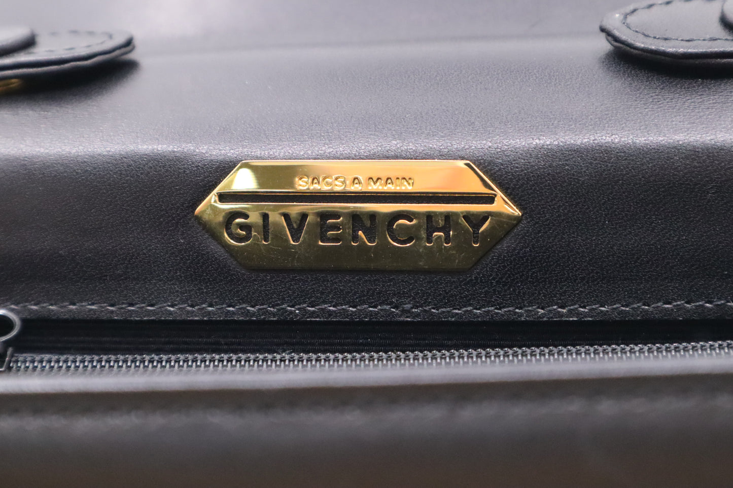 Givenchy Hand Bag in Black Leather