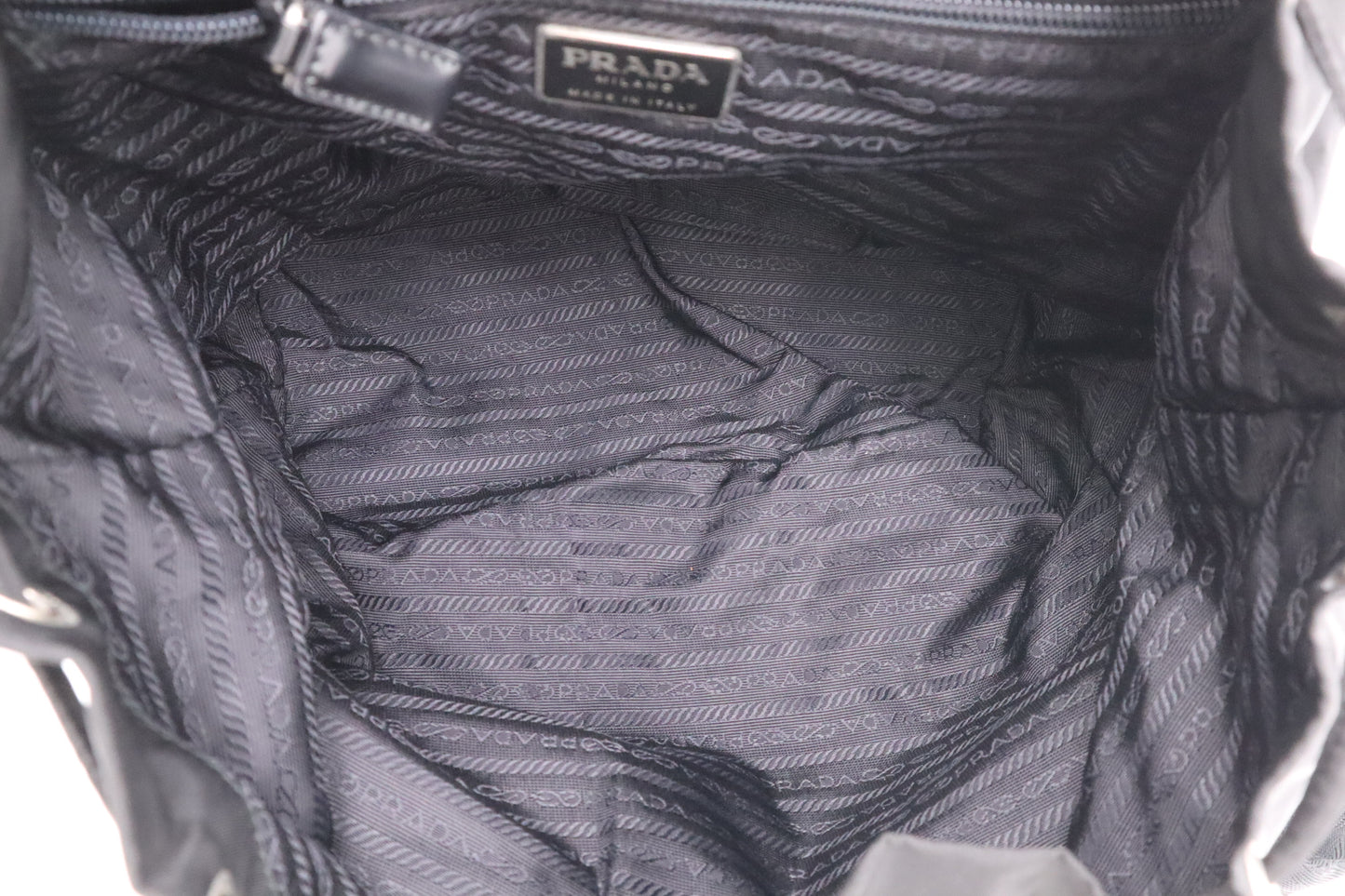 Prada Medium Backpack in Black Nylon