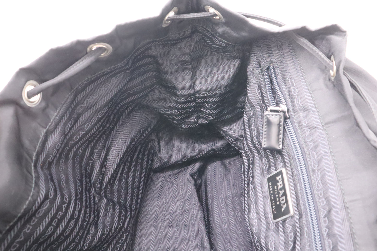 Prada Medium Backpack in Black Nylon