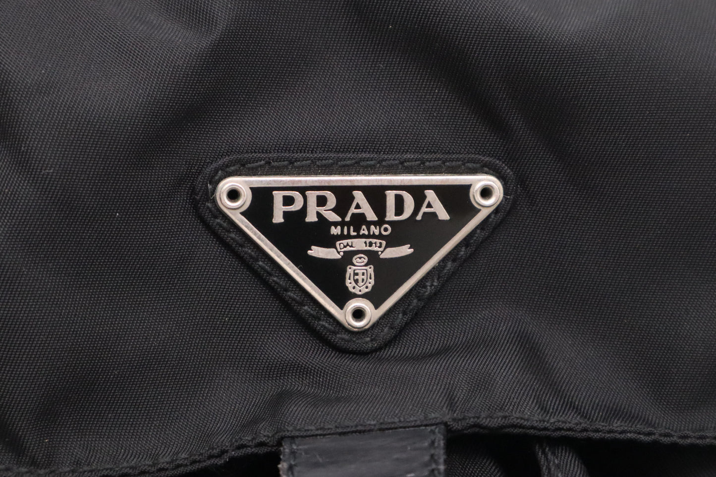 Prada Medium Backpack in Black Nylon