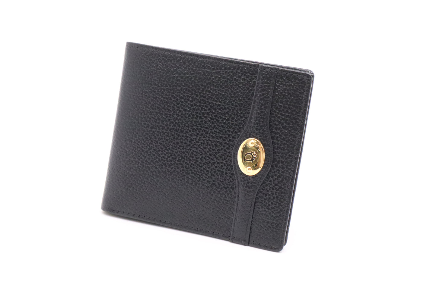 Dior Bifold Wallet in Black Leather