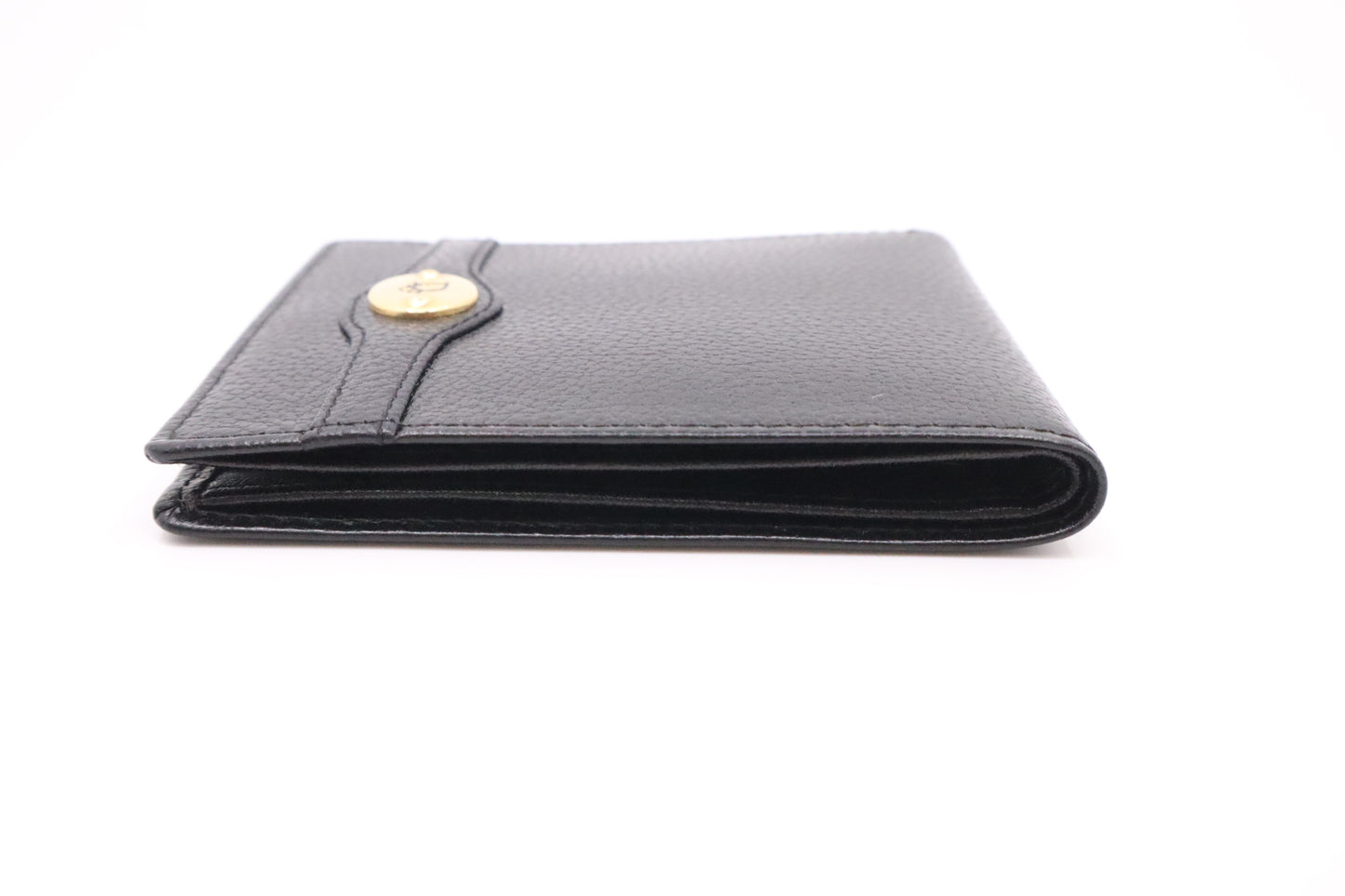 Dior Bifold Wallet in Black Leather