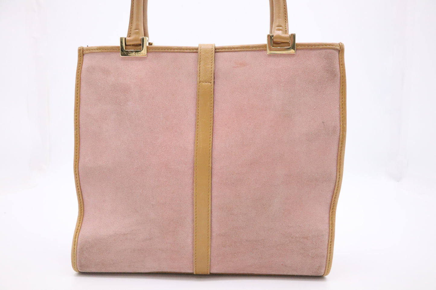 Gucci Jackie Handbag in Pink Suede