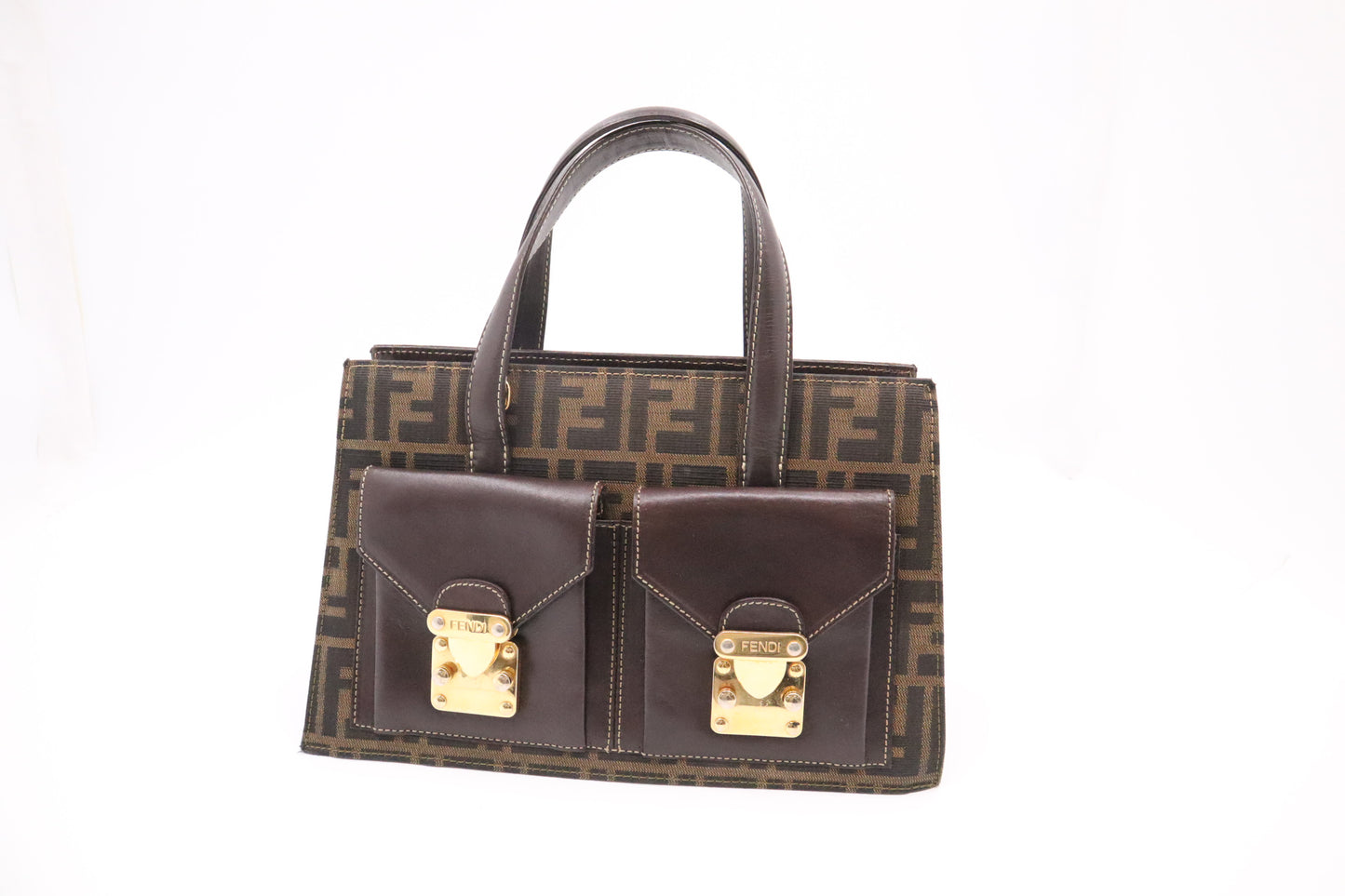 Fendi Handbag in Zucca Canvas