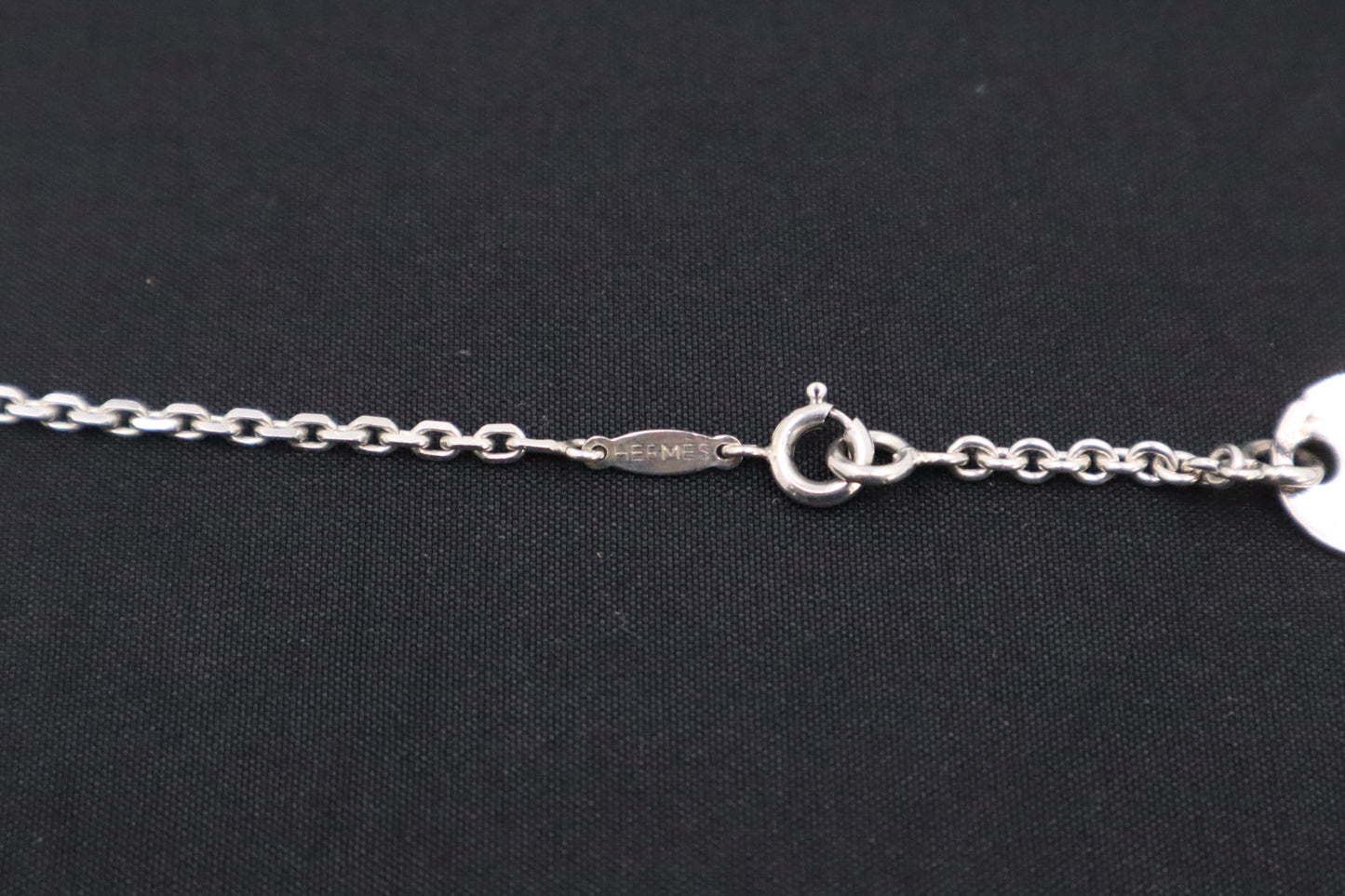 Hermes Key Necklace in Sterling Silver