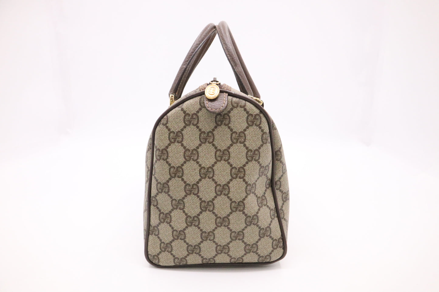 Gucci Boston Bag in GG Sherry Canvas