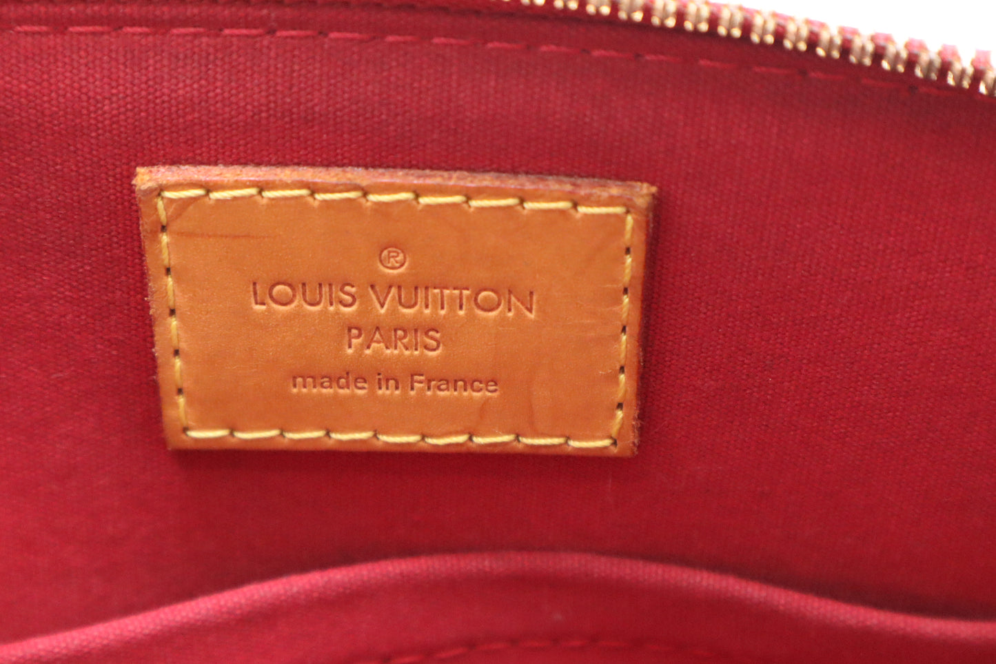 Louis Vuitton Alma BB in Rayures Vernis Leather