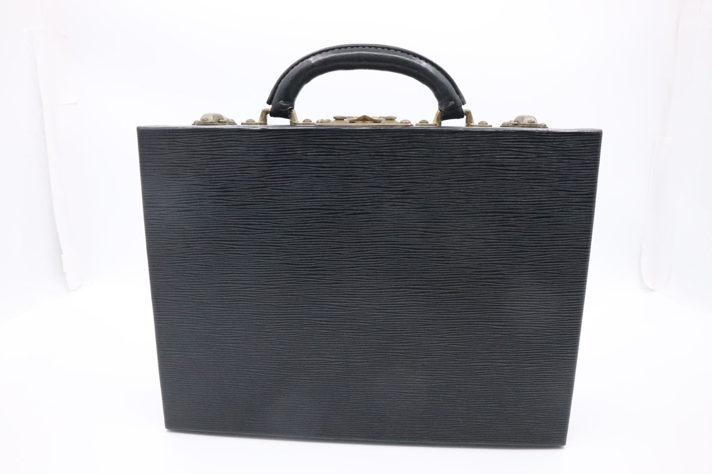 Louis Vuitton Jewelry Briefcase in Black Epi Leather