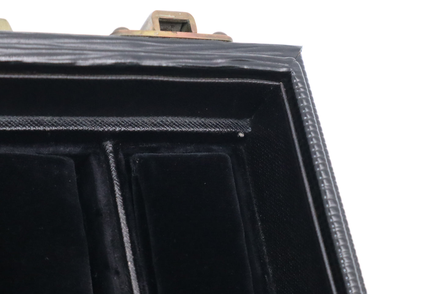 Louis Vuitton Jewelry Briefcase in Black Epi Leather