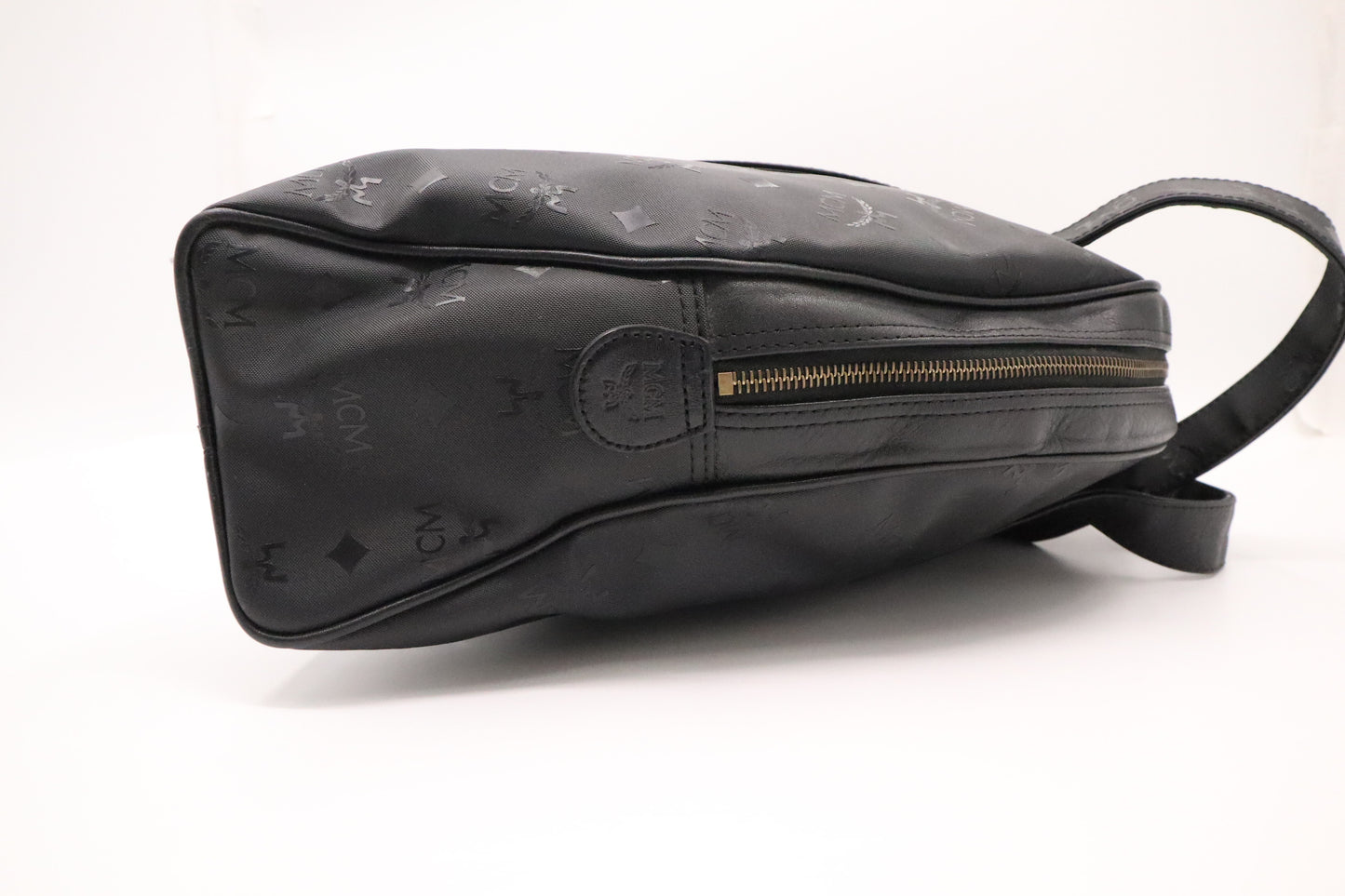 MCM Shoulder Bag in Black Visetos Nylon