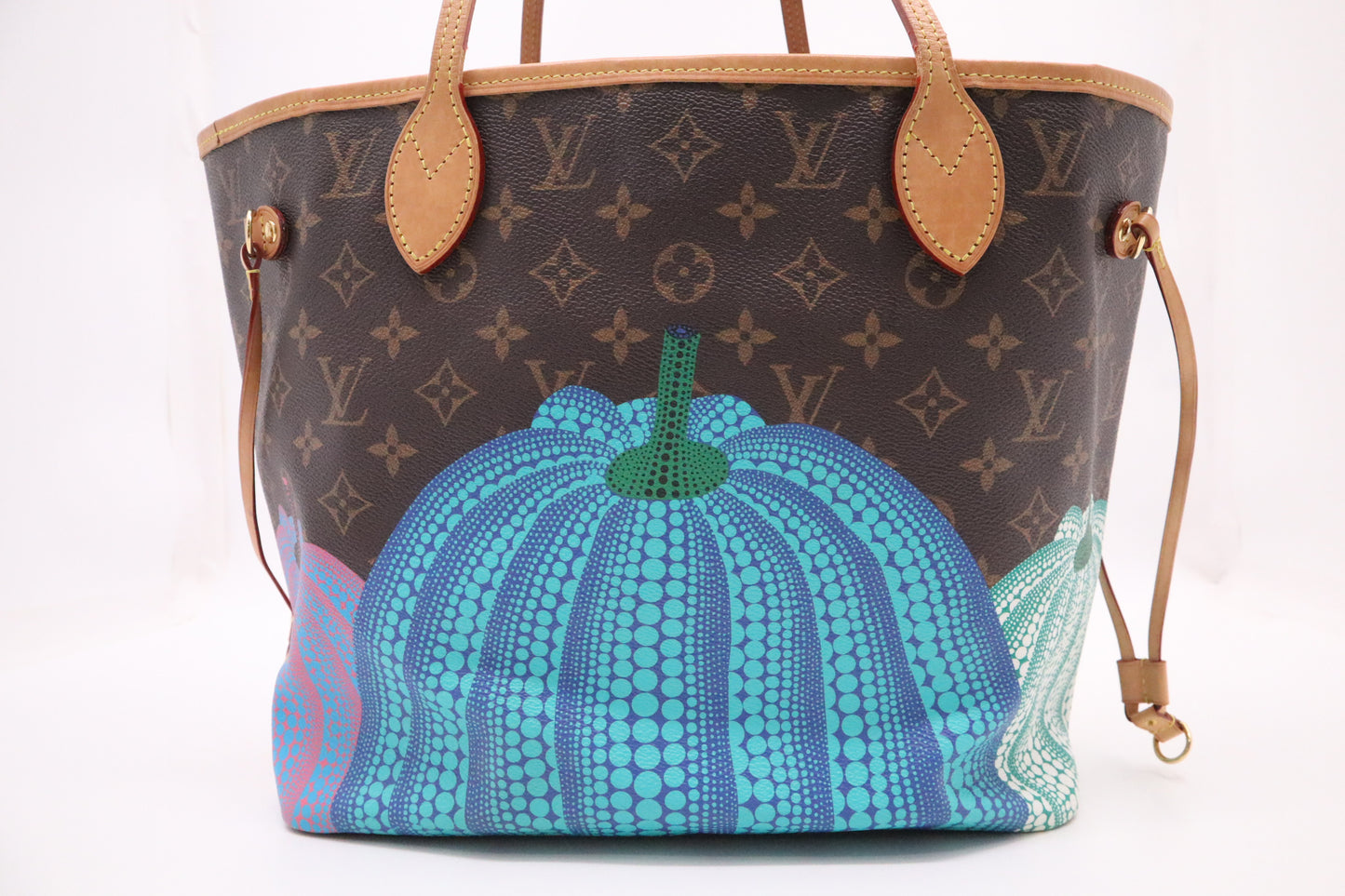 Louis Vuitton x Yayoi Kusama Neverfull MM in Pumpkin Monogram Canvas