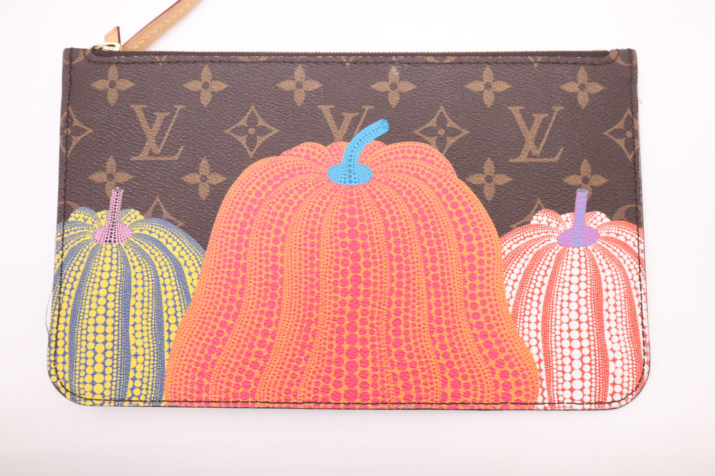 Louis Vuitton x Yayoi Kusama Neverfull MM in Pumpkin Monogram Canvas