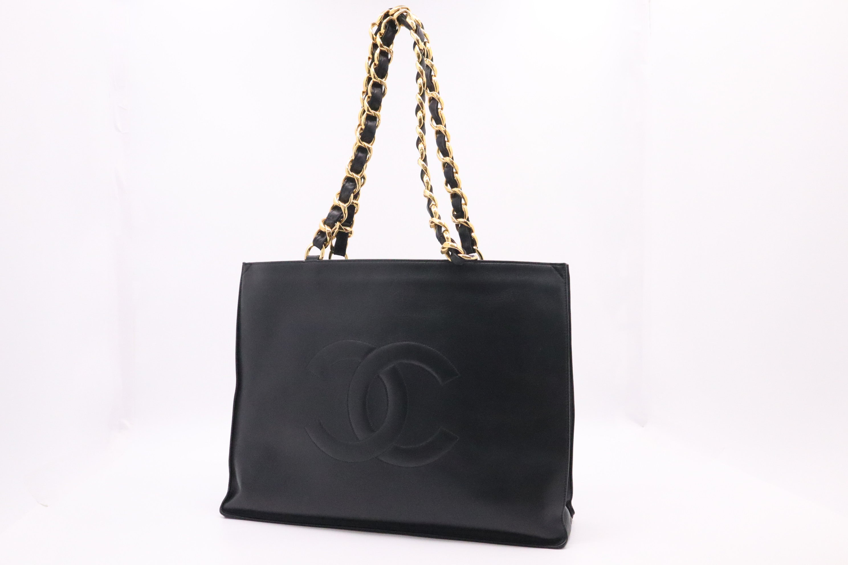 Chanel Large Tote in Black Leather – Weekly Lux Drop