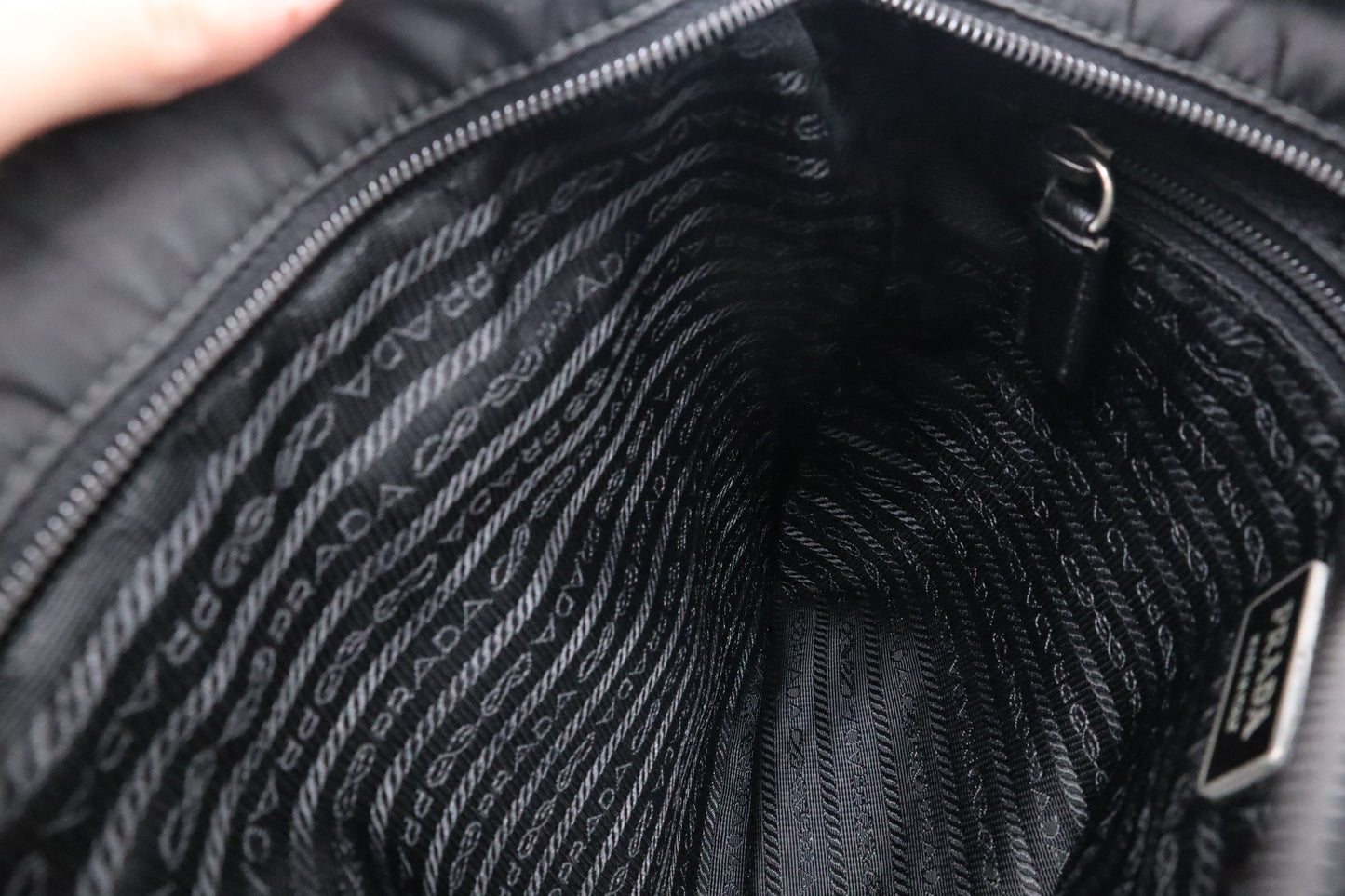 Prada Crossbody in Black Nylon