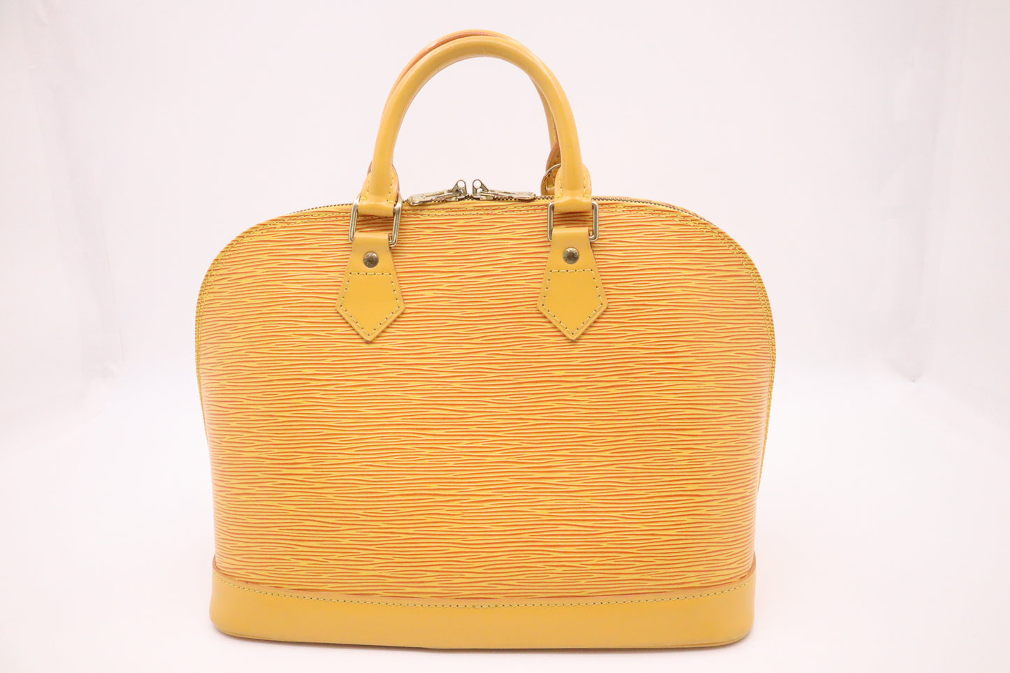 Louis Vuitton Alma in Yellow Epi Leather