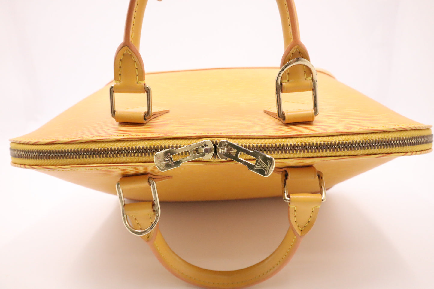 Louis Vuitton Alma in Yellow Epi Leather