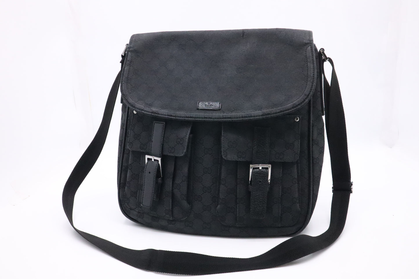 Gucci Messenger Bag in Black GG Canvas