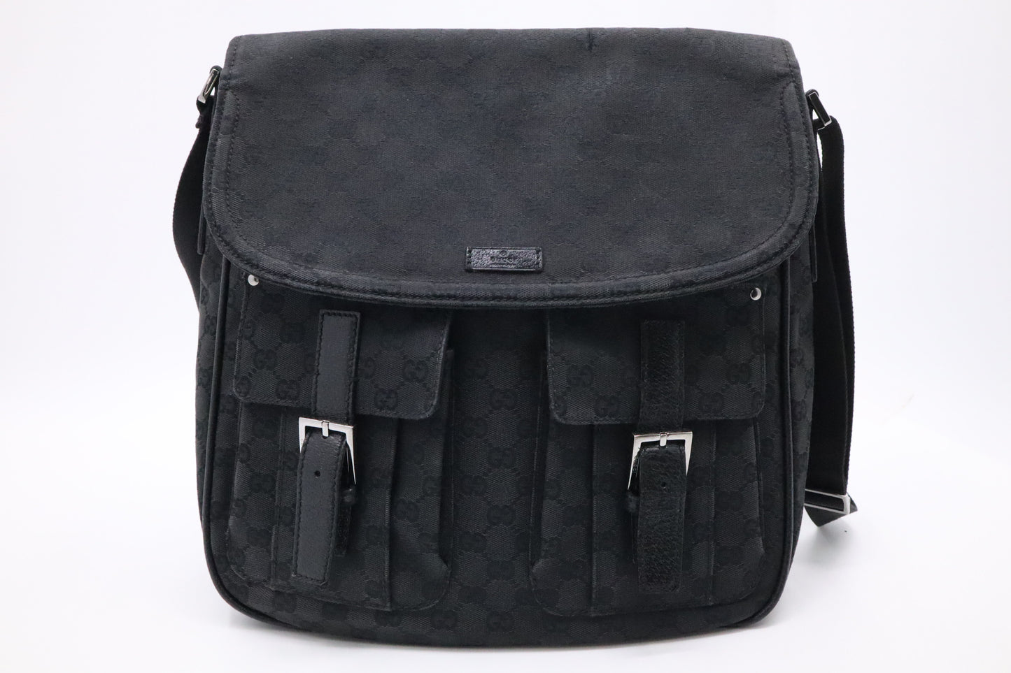 Gucci Messenger Bag in Black GG Canvas