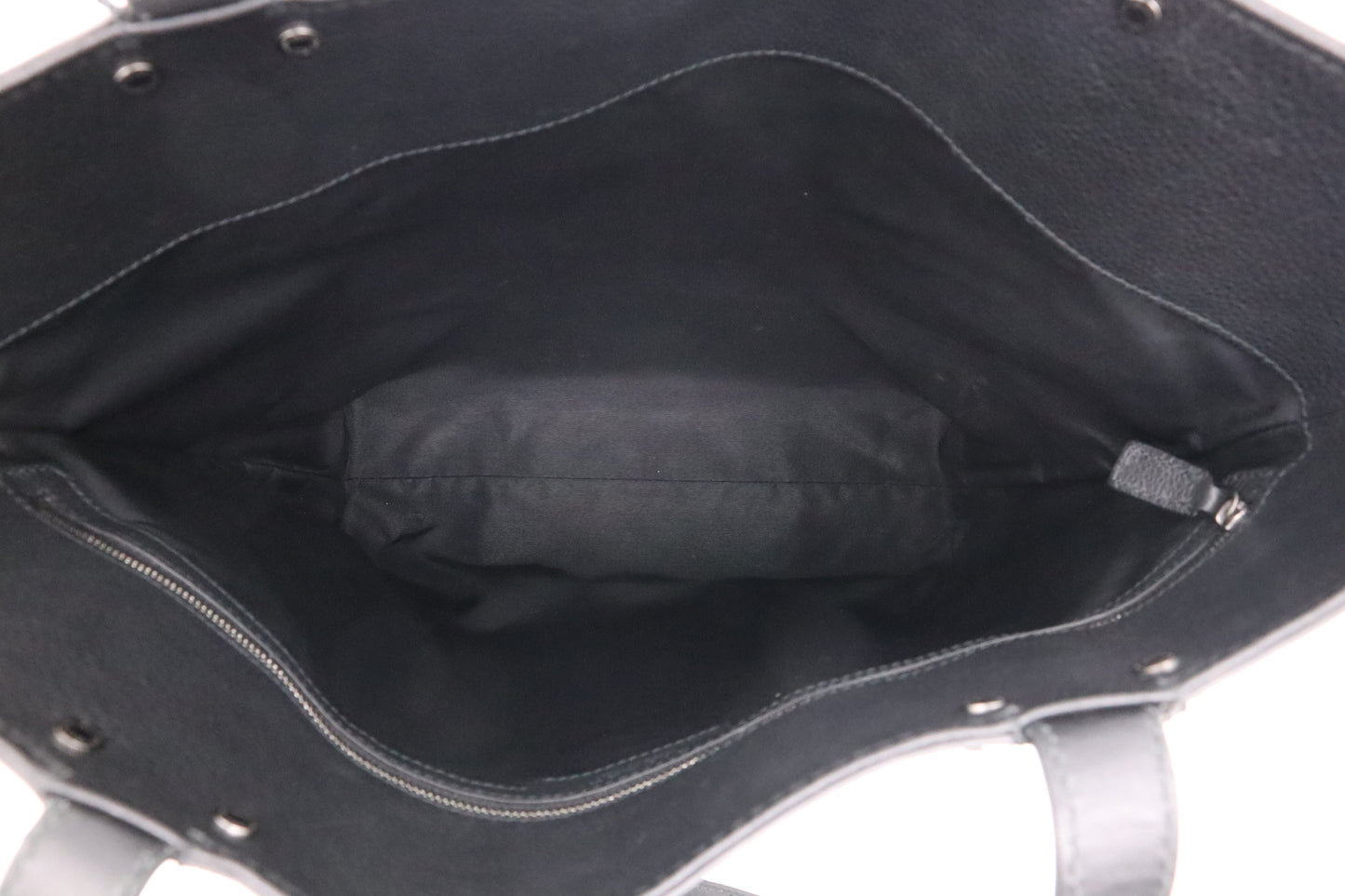 Bvlgari Tote Bag in Black Leather