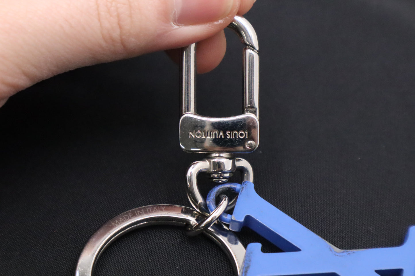 Louis Vuitton Porte Cles Chromatic  Key Charm in Blue
