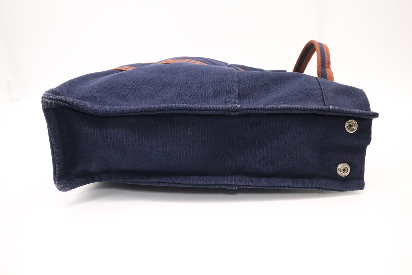 Hermes Fourre Tout MM in Navy Blue Canvas