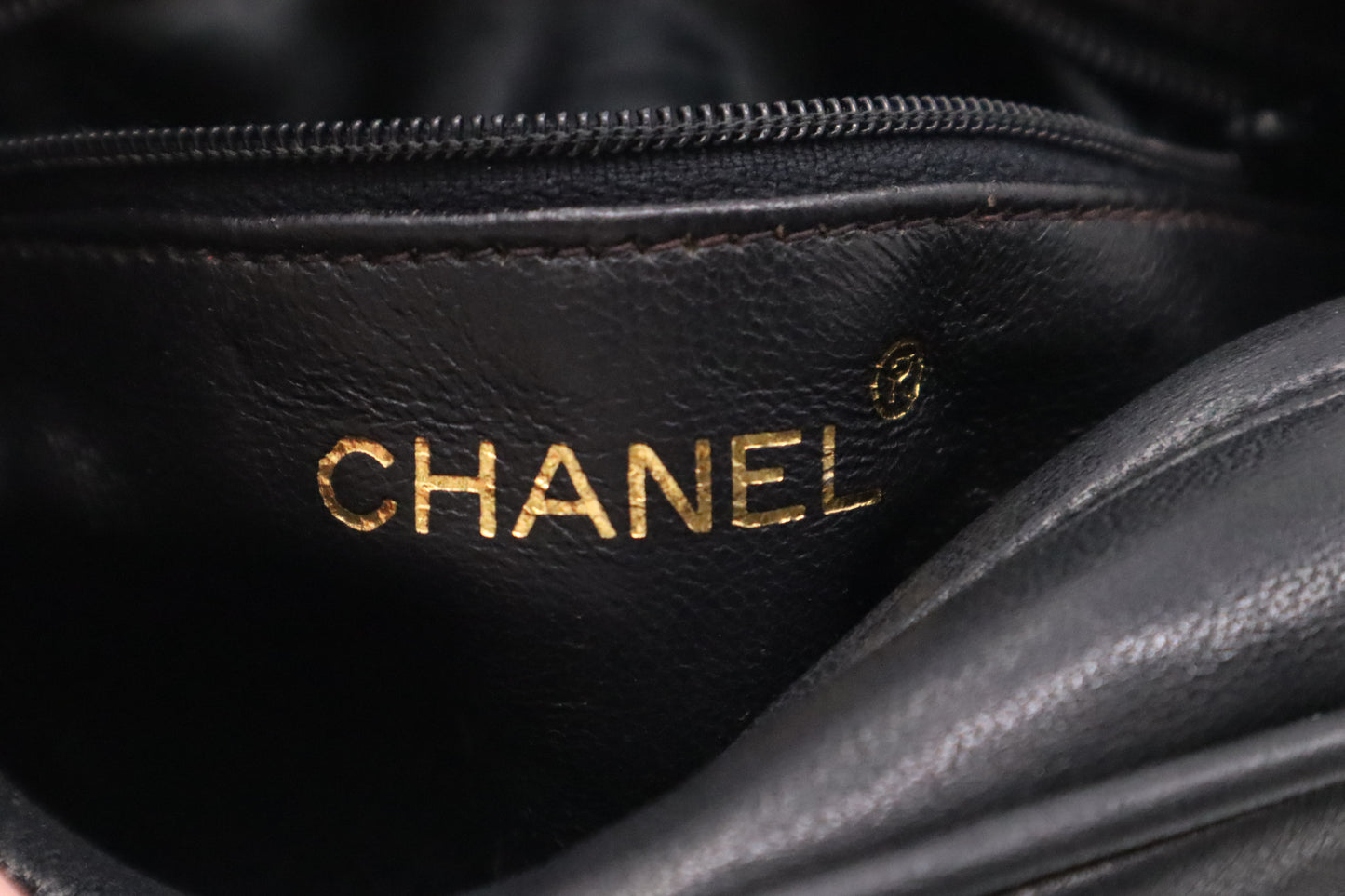 Chanel Small Camera Bag in Black Leather