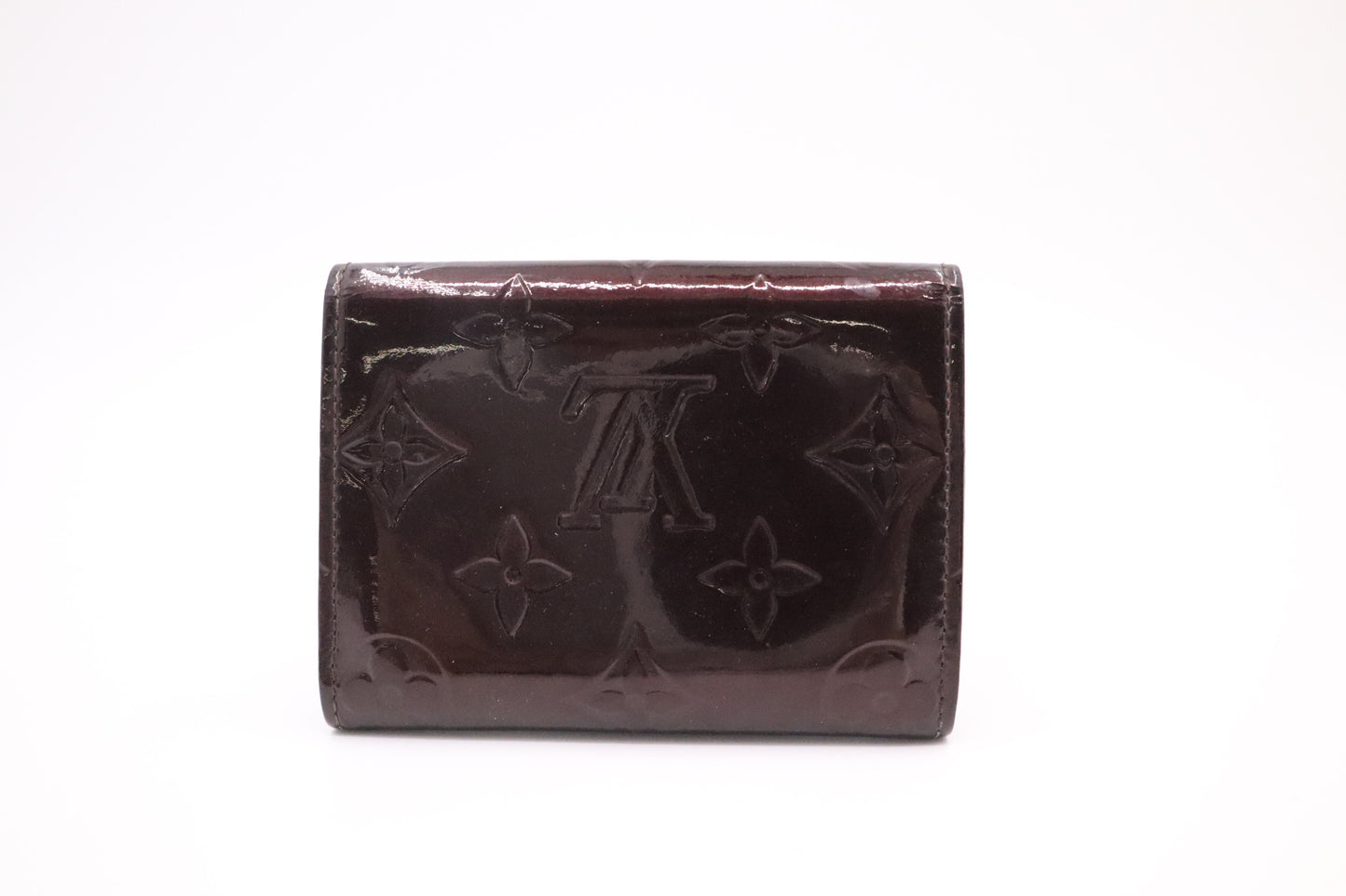 Louis Vuitton Coin Case in Amarante Vernis Leather