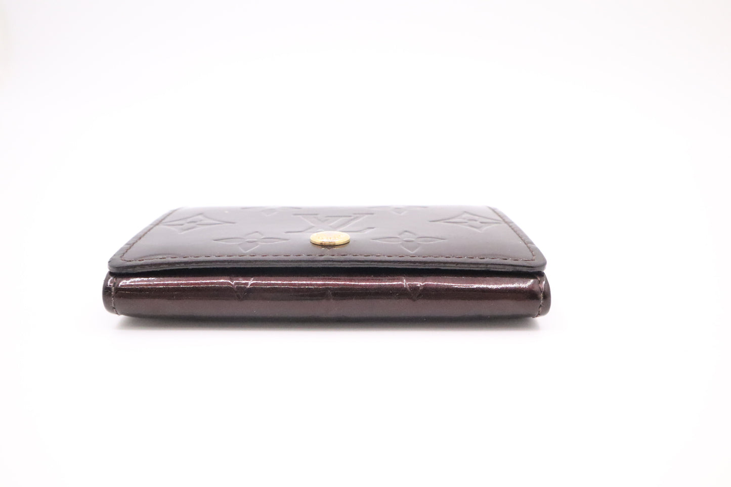 Louis Vuitton Coin Case in Amarante Vernis Leather