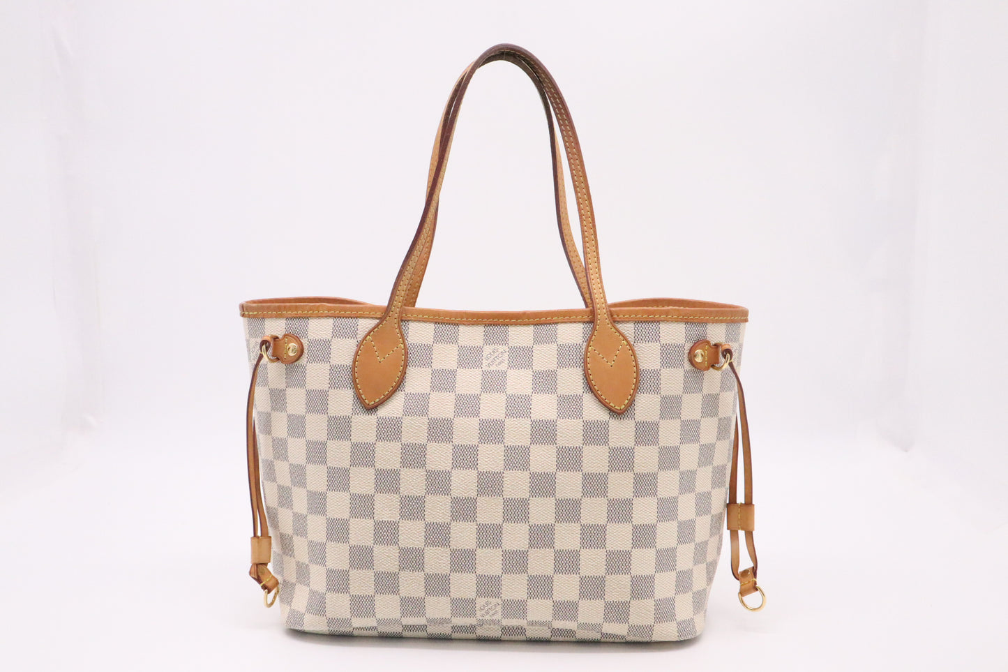 Louis Vuitton Neverfull PM in Damier Azur Canvas