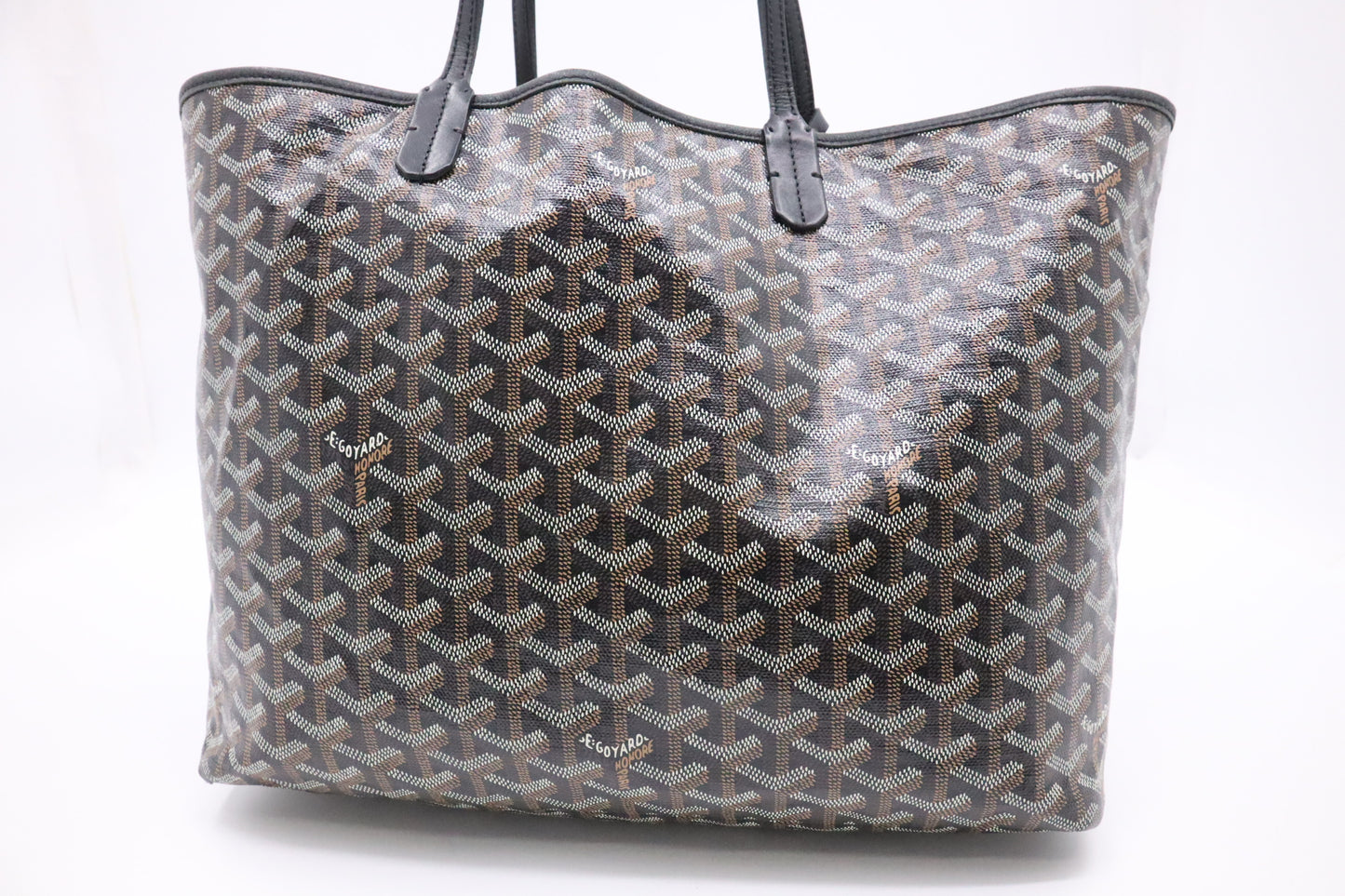 Goyard Saint Louis PM in Black Goyardine Canvas